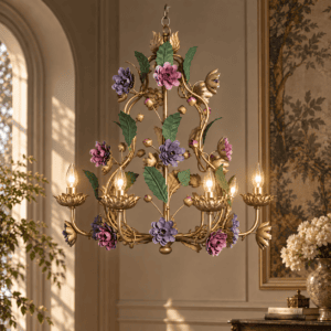 golden chandelier